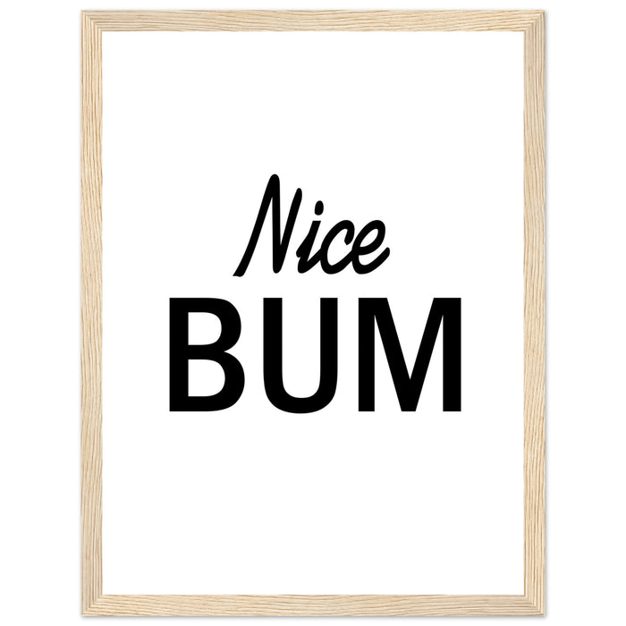 Premium Matte Paper Wooden Framed Poster