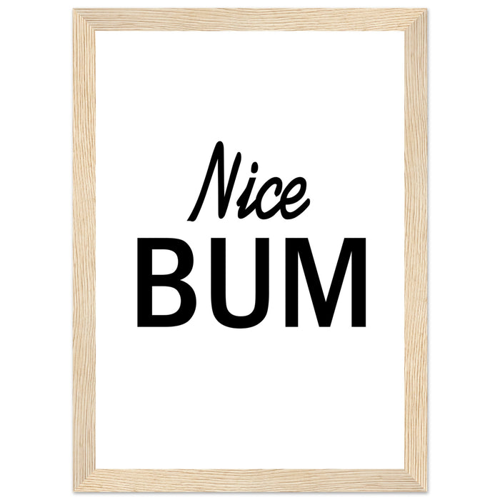 Premium Matte Paper Wooden Framed Poster